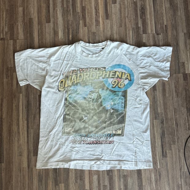 빈티지밴드티 90s the who