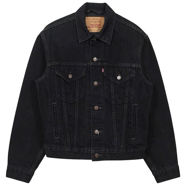 1997 USA 리바이스 70516-4159 블랙 데님 자켓 빈티지 미제