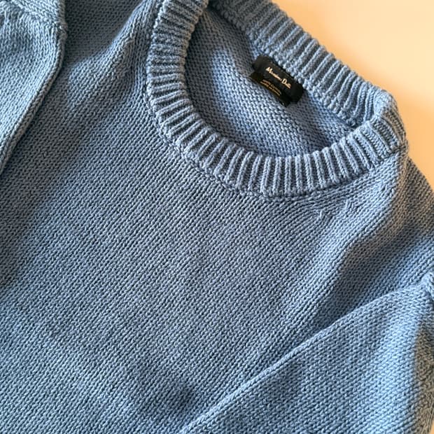 마시모두띠 하늘색 니트