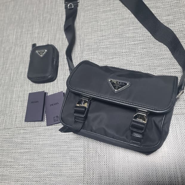 프라다 숄더백 메신저백 크로스백 2vd034 프라다 버클 리나일론백