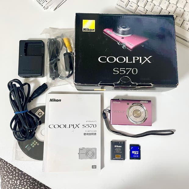 니콘 쿨픽스 S570 핑크