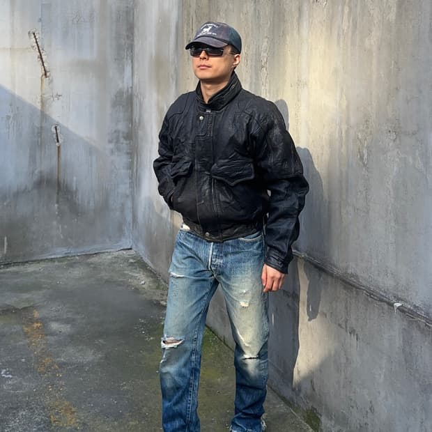 90’s Saddlery Shell-leather multi jacket