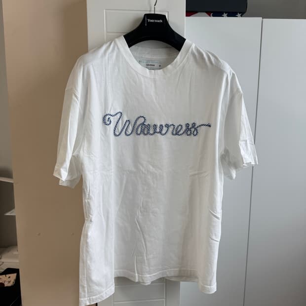 웨이비니스 레터링 반팔 티셔츠 화이트 2