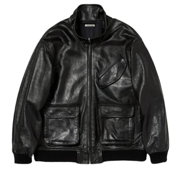 오라리 레더 블루종 구매