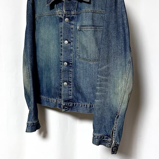 헬무트랭 90s Vintage Denim 녹워시 트러커 자켓