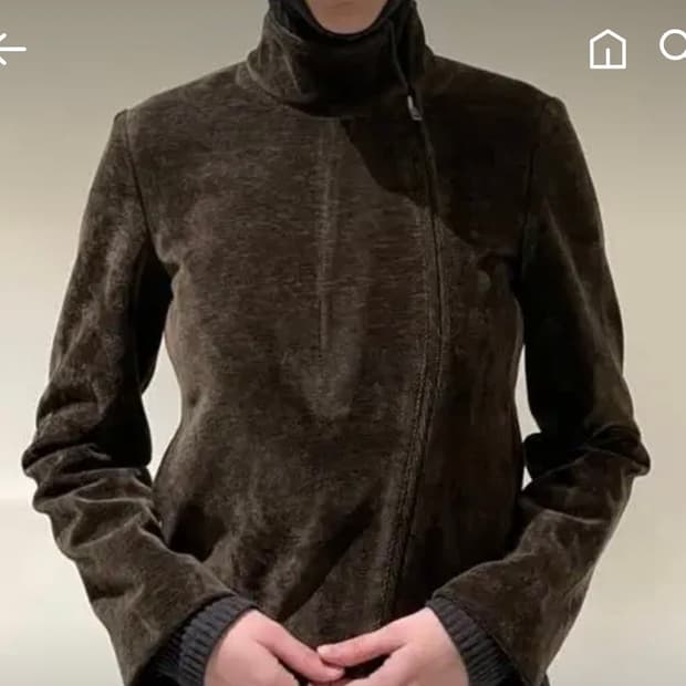 페인츄얼 peinture 스웨이드 자켓