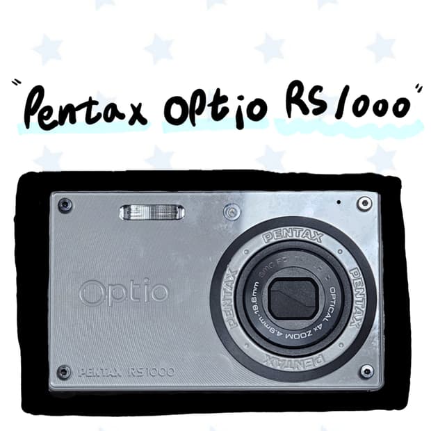 풀박! 단종 카메라 PENTAX Optio RS1000 