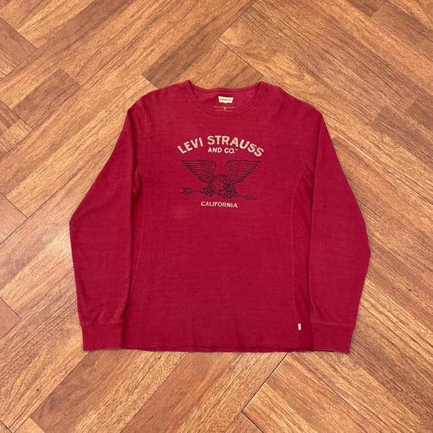 리바이스 와플 롱슬리브