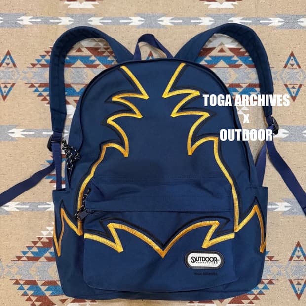 [OS] 토가 아카이브 x 아웃도어 백팩 네이비