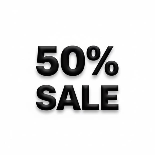 50% sale 빨리 구매하세요