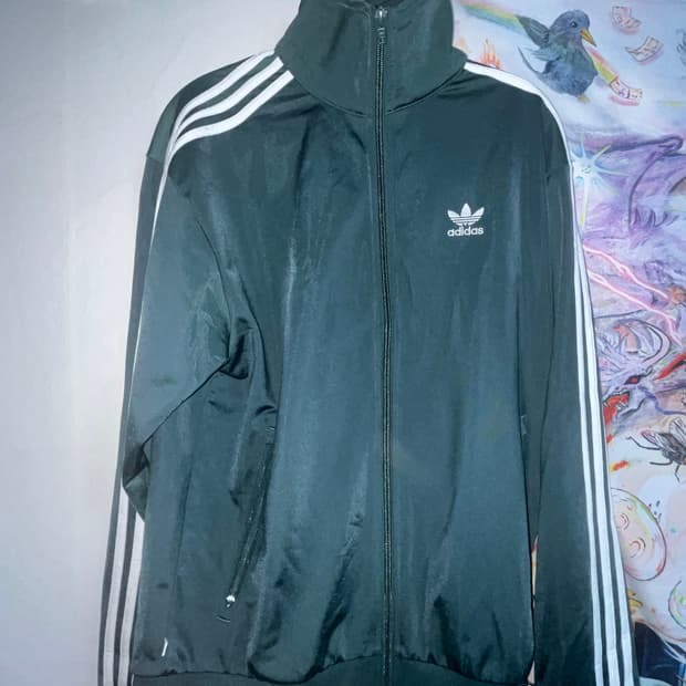 아디다스 트랙탑 저지 (다크 그린)