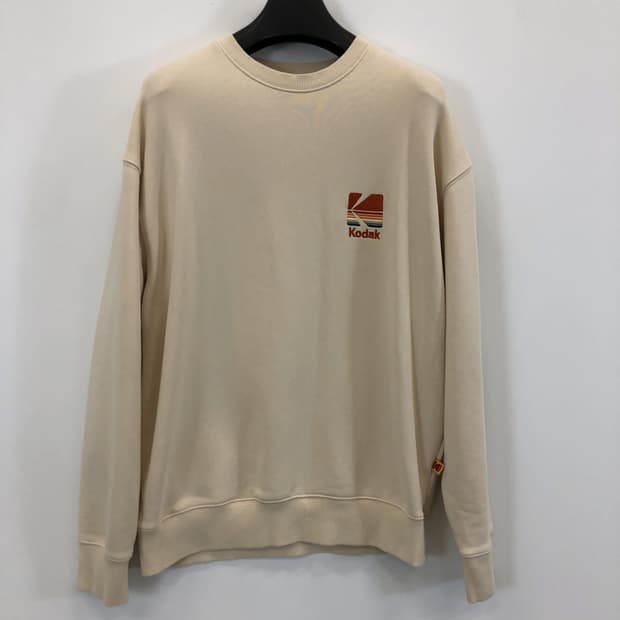 코닥 레인보우 스웻셔츠 L 아이보리 