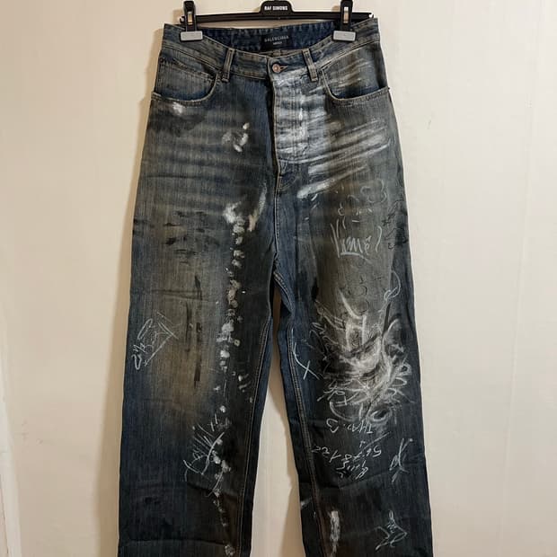 [XS] 발렌시아가 그래피티 데님