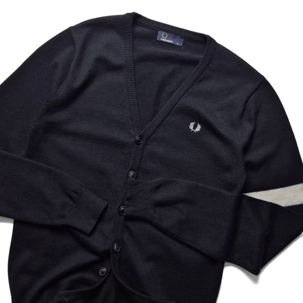 [XL] 프레드페리 울코튼 가디건