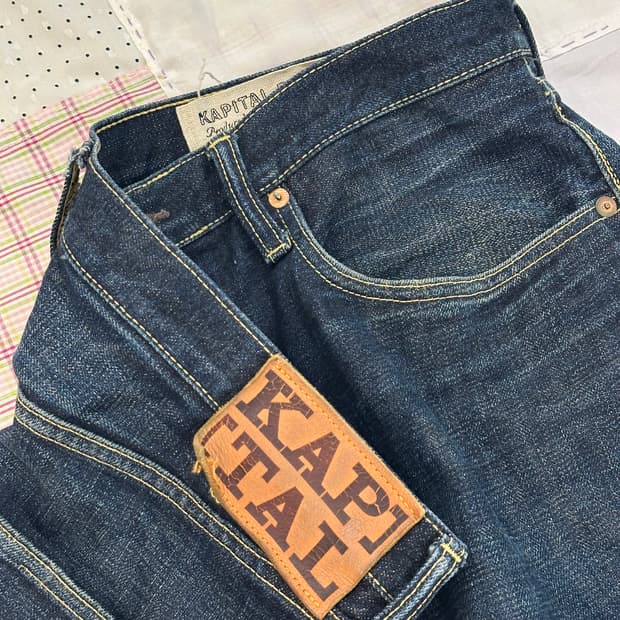 캐피탈 데님 팬츠