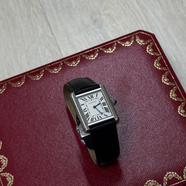 까르티에 땡크 솔로 쿼츠