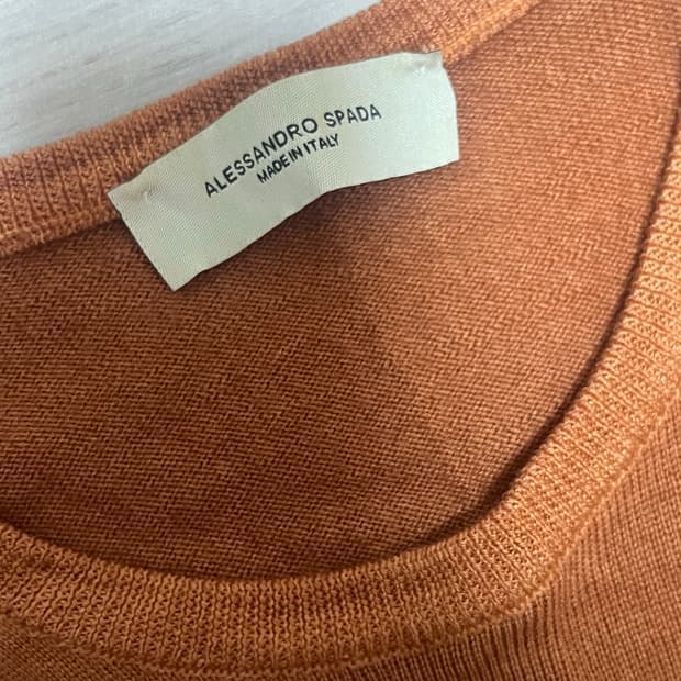 이태리 빈티지 니트 오렌지