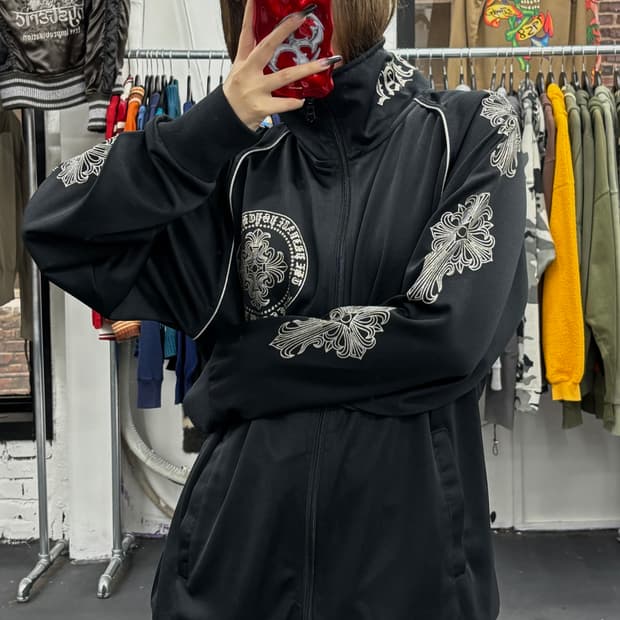 VTG Defective Struct 블랙 크로스 져지