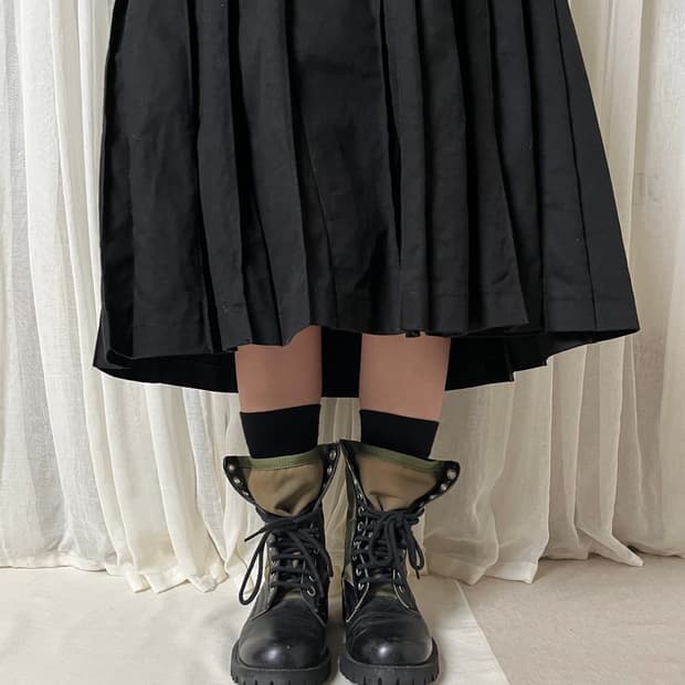 꼼데가르송 컴뱃 부츠 Comme des garcons 밀리터리 부츠