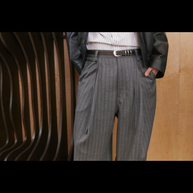 웨이비니스 딥 원턱 스트라이프 3