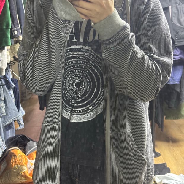 올드 스투시 후드집업