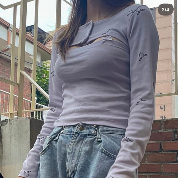 팝시즈 리본나시+볼레로 세트