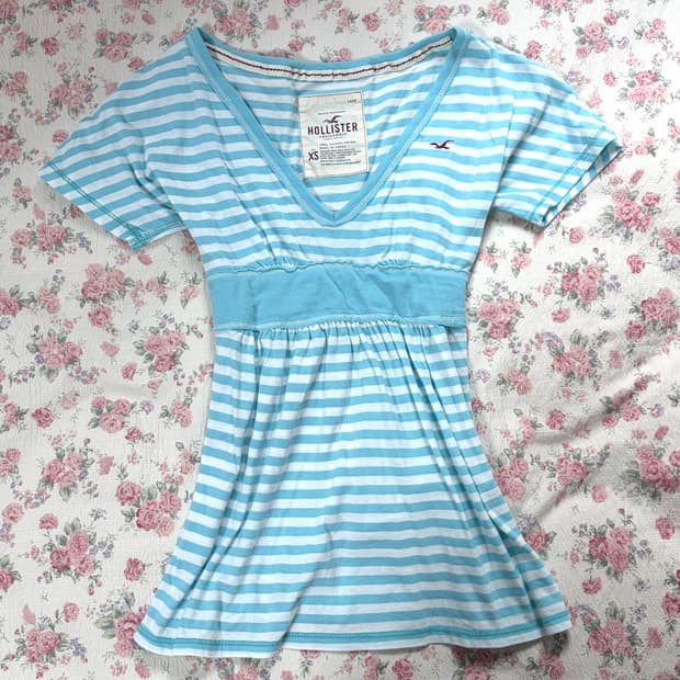 홀리스터 베이비돌 반팔티 Hollister Babydoll Top