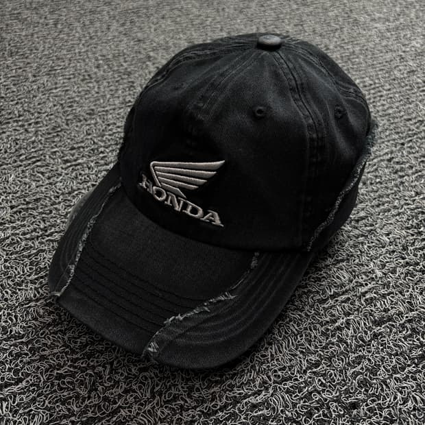 혼다 오리지날 절개 데님 바이커 볼캡 1879