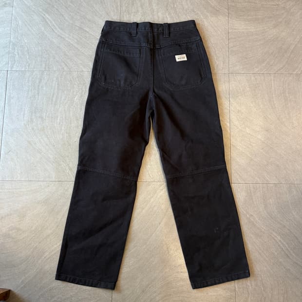 스투시 정품 블랙 트래킹 팬츠 바지