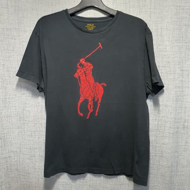 폴로 랄프로렌 빅포니 반팔티 블랙 