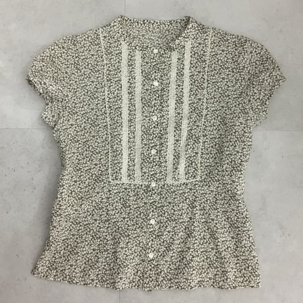 Japanese vintage flower blouse