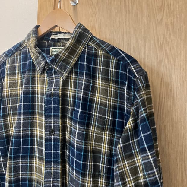 엘엘빈 플란넬 체크셔츠