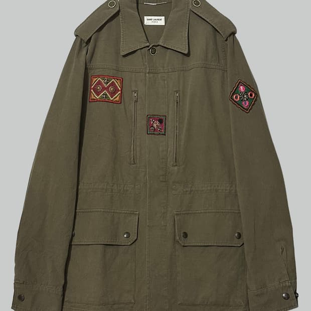 생로랑 밀리터리 자켓