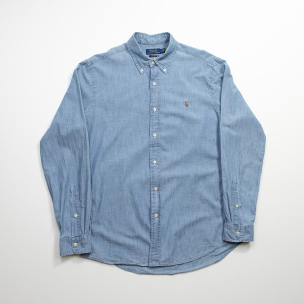 폴로 랄프로렌 커스텀핏 샴브레이 셔츠