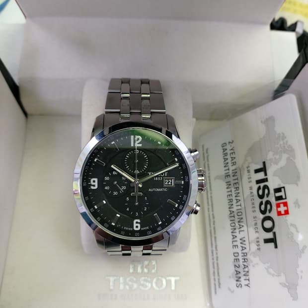 티쏘 오토매틱 크로노 시계 