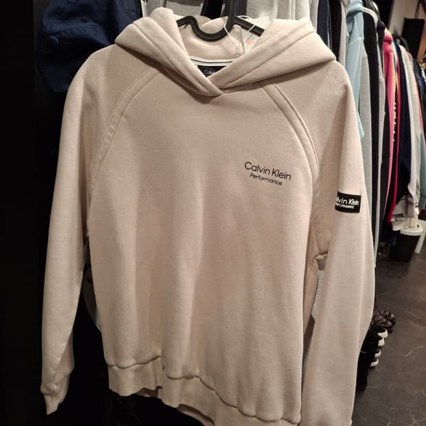 (마지막특가) 캘빈클라인 후드티 s 베이지