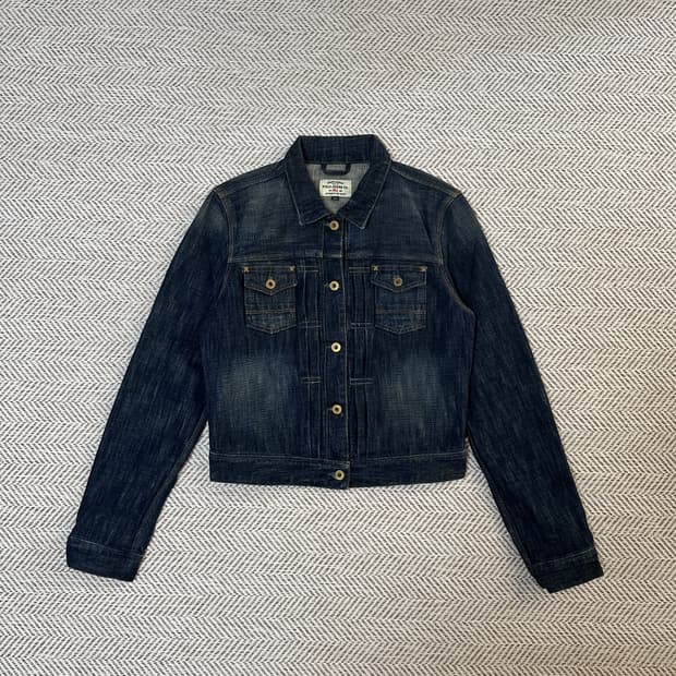 POLO JEANS woman denim trucker jacket