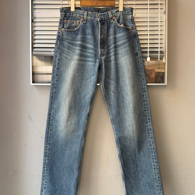 Levi's 501 early 00s USA washed 데님팬츠