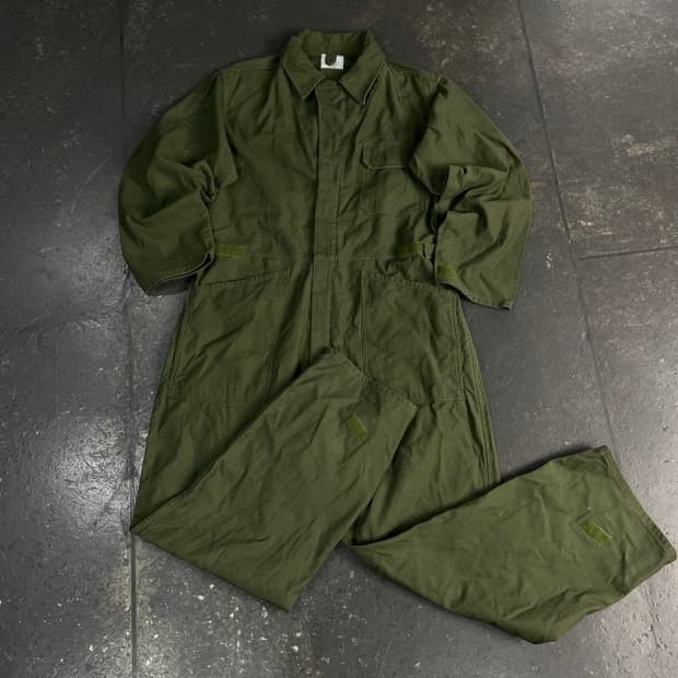 100 90s 오리지날 미군 커버올 점프수트
