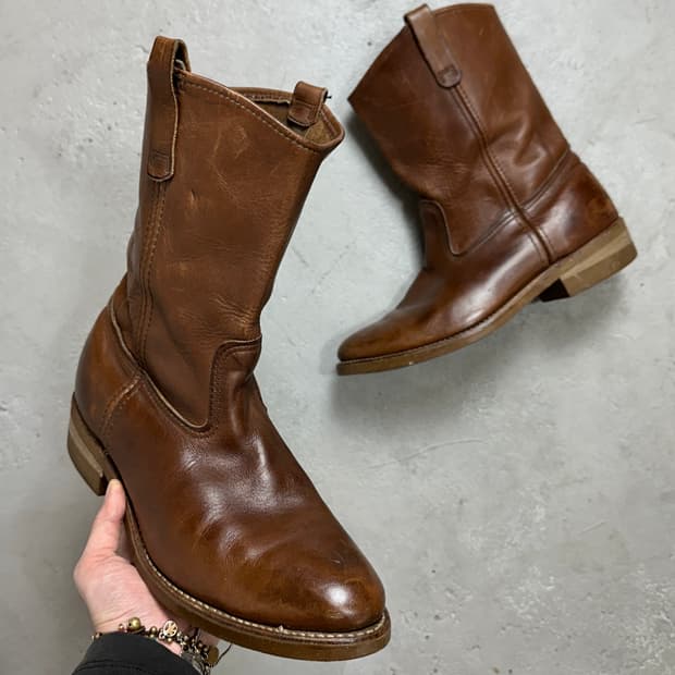 OG USA Made 레드윙 1155 페코스 웨스턴 부츠