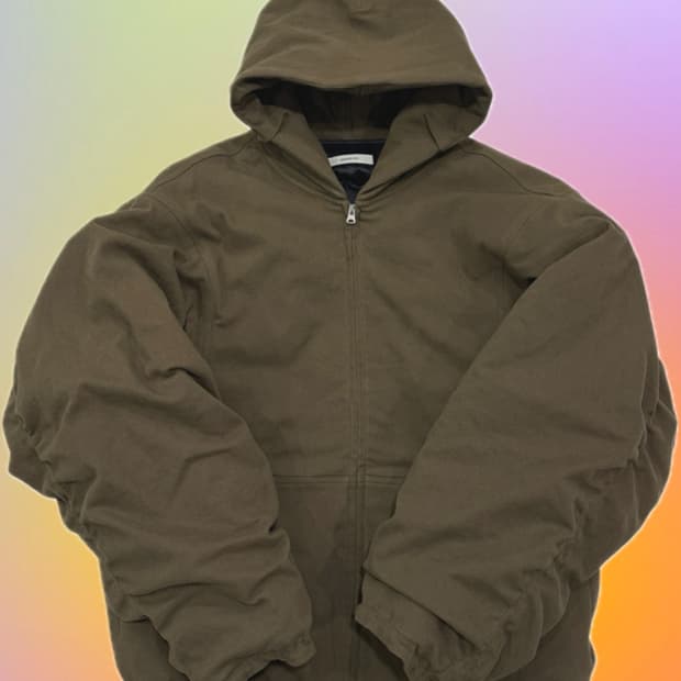 [2] 논노드 몰스킨 셔링 봄버 카키 브라운