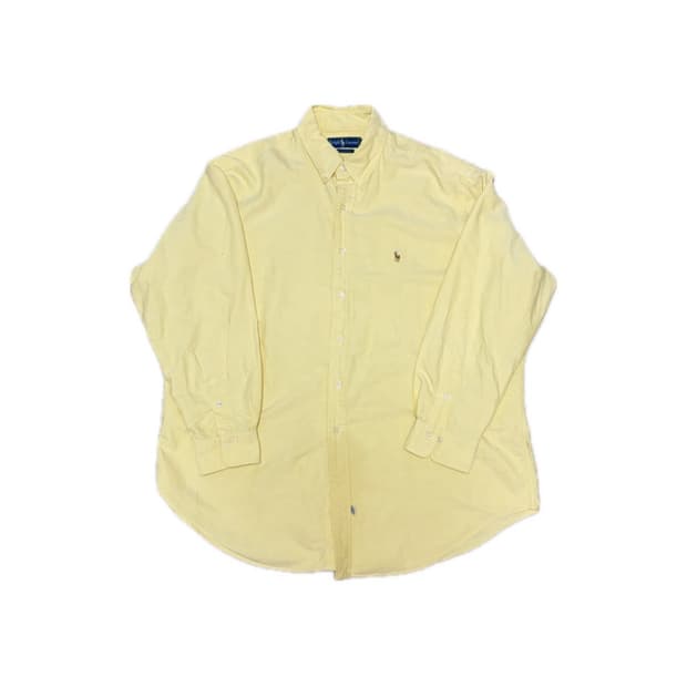 [Polo | 2XL] 폴로 옐로우 코튼 셔츠