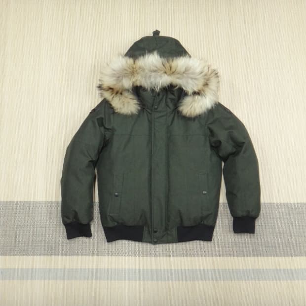 (95) 코오롱스포츠 여성 멜란지 보머다운 숏자켓