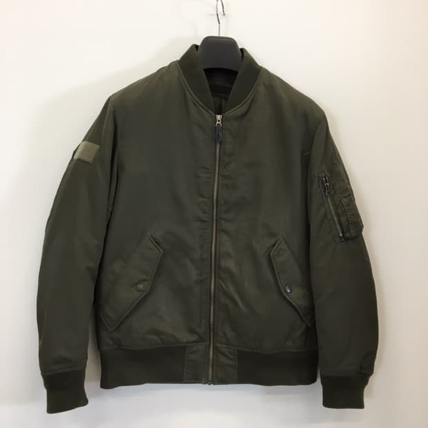 유니클로 MA-1 블루종점퍼 M