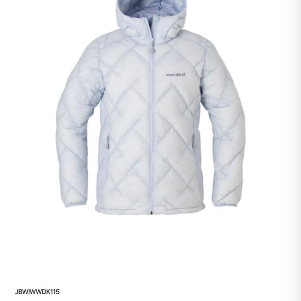 [M-R] 몽벨 네이지 다운 파카 여성 사이즈 스카이 블루