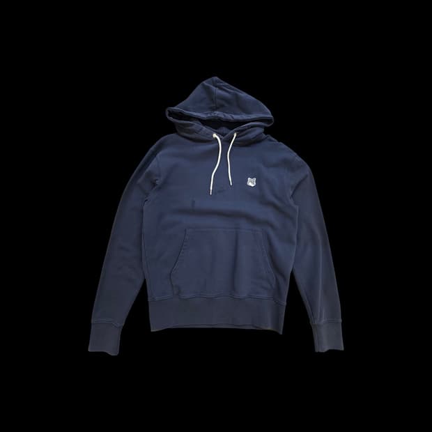 메종 키츠네 폭스 패치 후드티