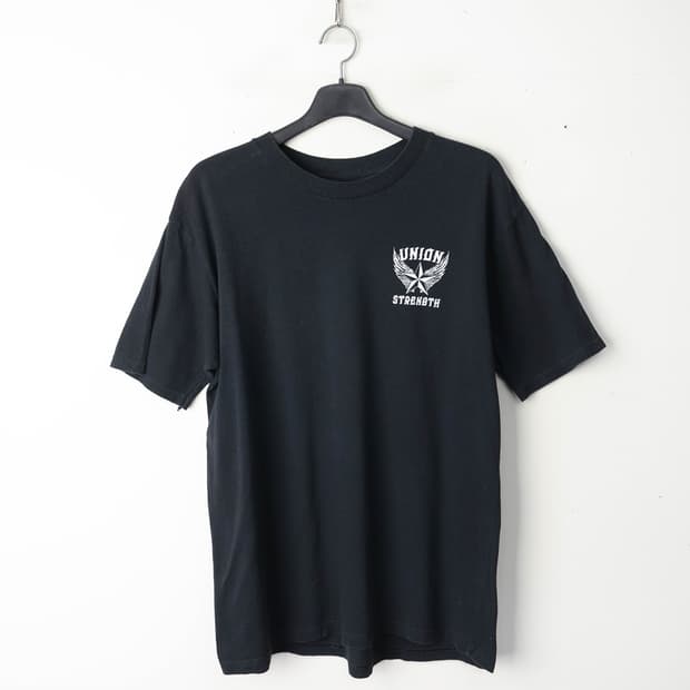 100/유니온 라인 USA 빈티지 티셔츠