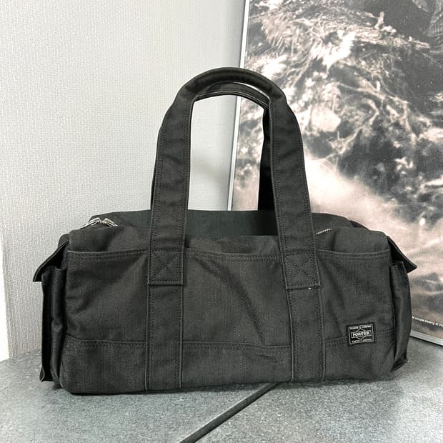 PORTER SMOKY-BOSTON BAG L (Black)