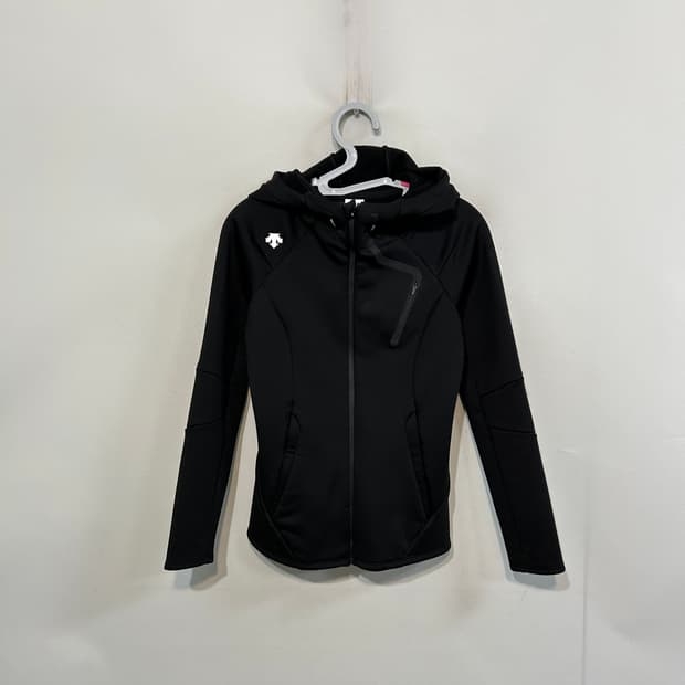 데상트 여성 기모 후드 집업 44-55