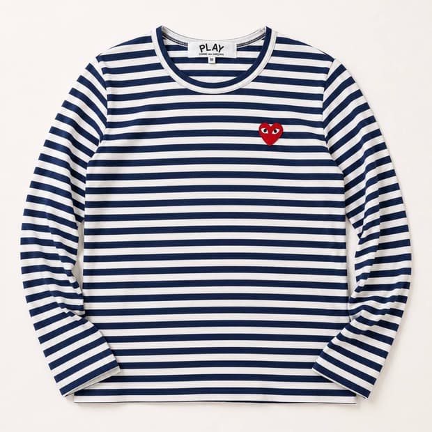 Comme des Garcons 꼼데가르송 스트라이프 롱 슬리브